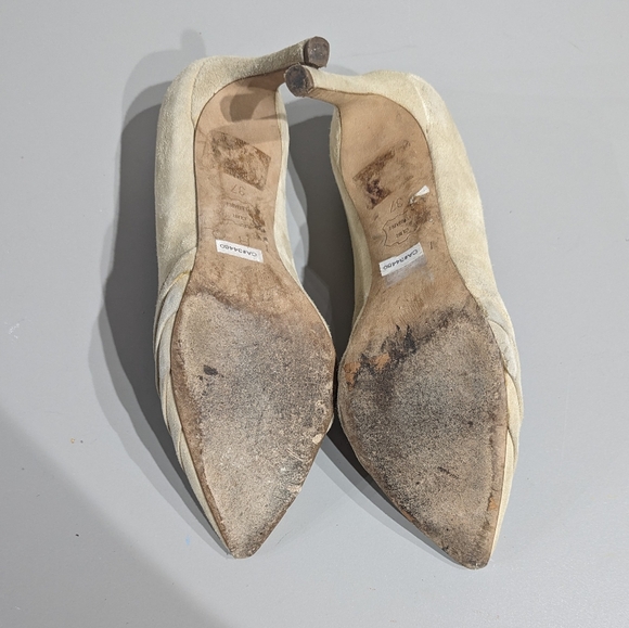 IRO suede beige pump - Picture 5 of 12